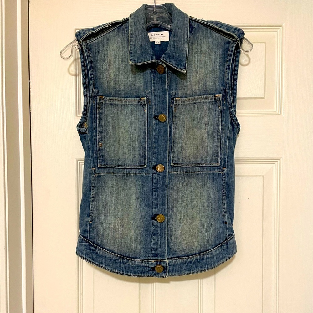 NWOT McGuire denim vest